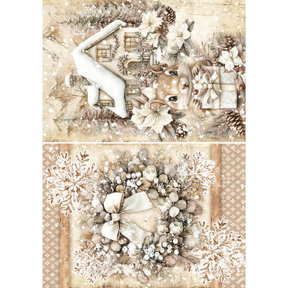 Riisipaperisetti Winter Season A5 | Ciao Bella