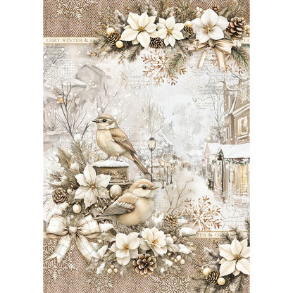 Riisipaperisetti Winter Season A5 | Ciao Bella