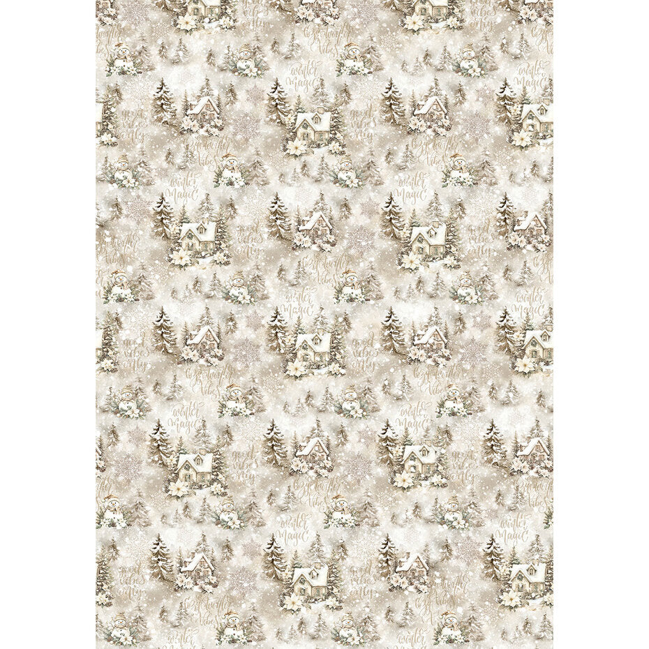 Riisipaperisetti Winter Season A5 | Ciao Bella