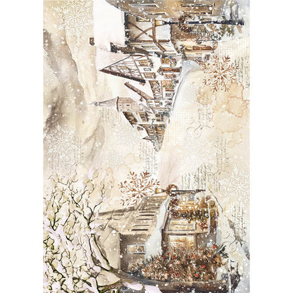 Riisipaperisetti Winter Season A5 | Ciao Bella