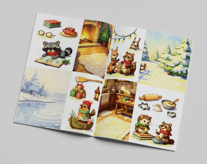 Christmas Animals Book Creative CutOuts | Creatief Art