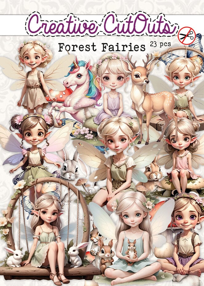 Die Cuts Forest Fairies | Creatief Art