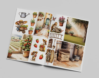 Sweet Little Mice Book Creative CutOuts | Creatief Art