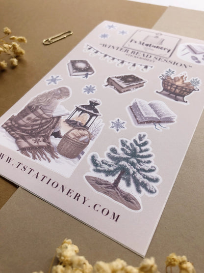 Sticker sheet Winter Lanterns | T's Stationery OUTLET