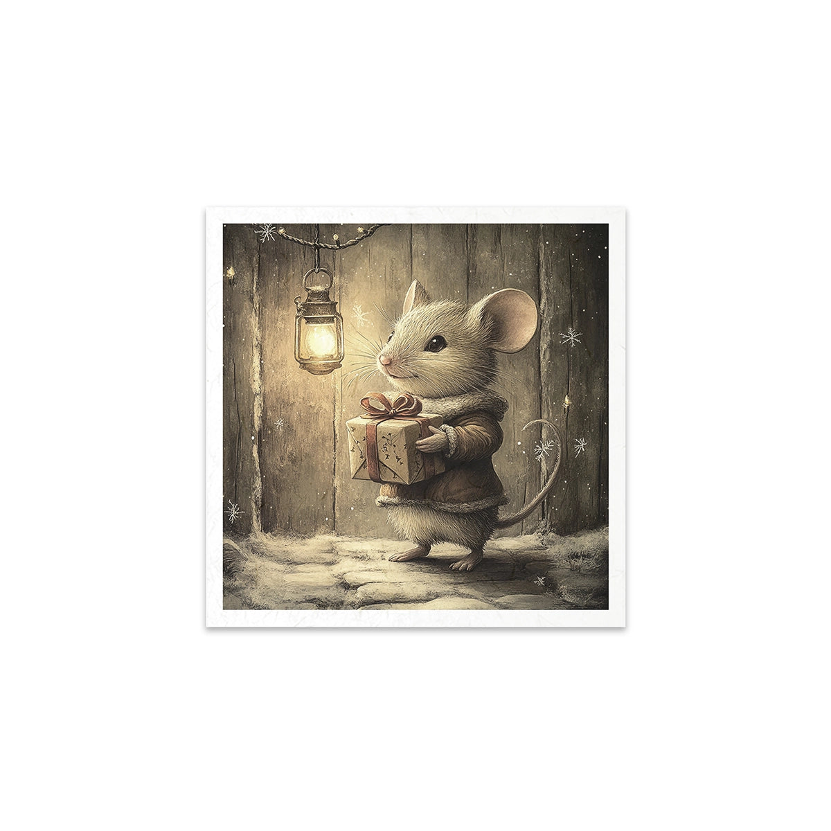 Riisipaperisetti Little Mouse 15 x 15cm | ITD Collection