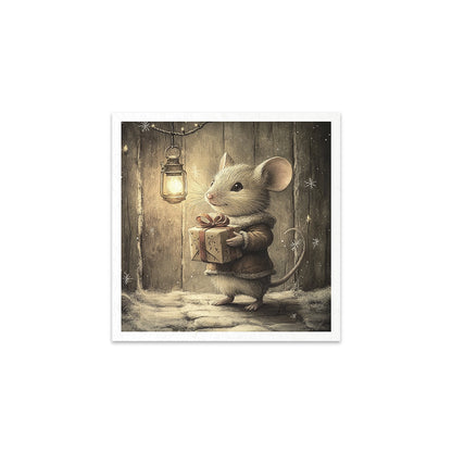 Riisipaperisetti Little Mouse 15 x 15cm | ITD Collection