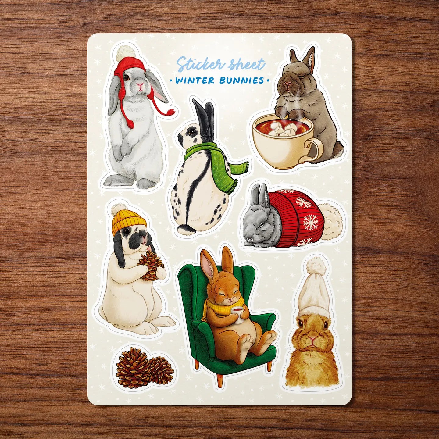 Tarra-arkki Winter Bunnies | Firlefanz Design