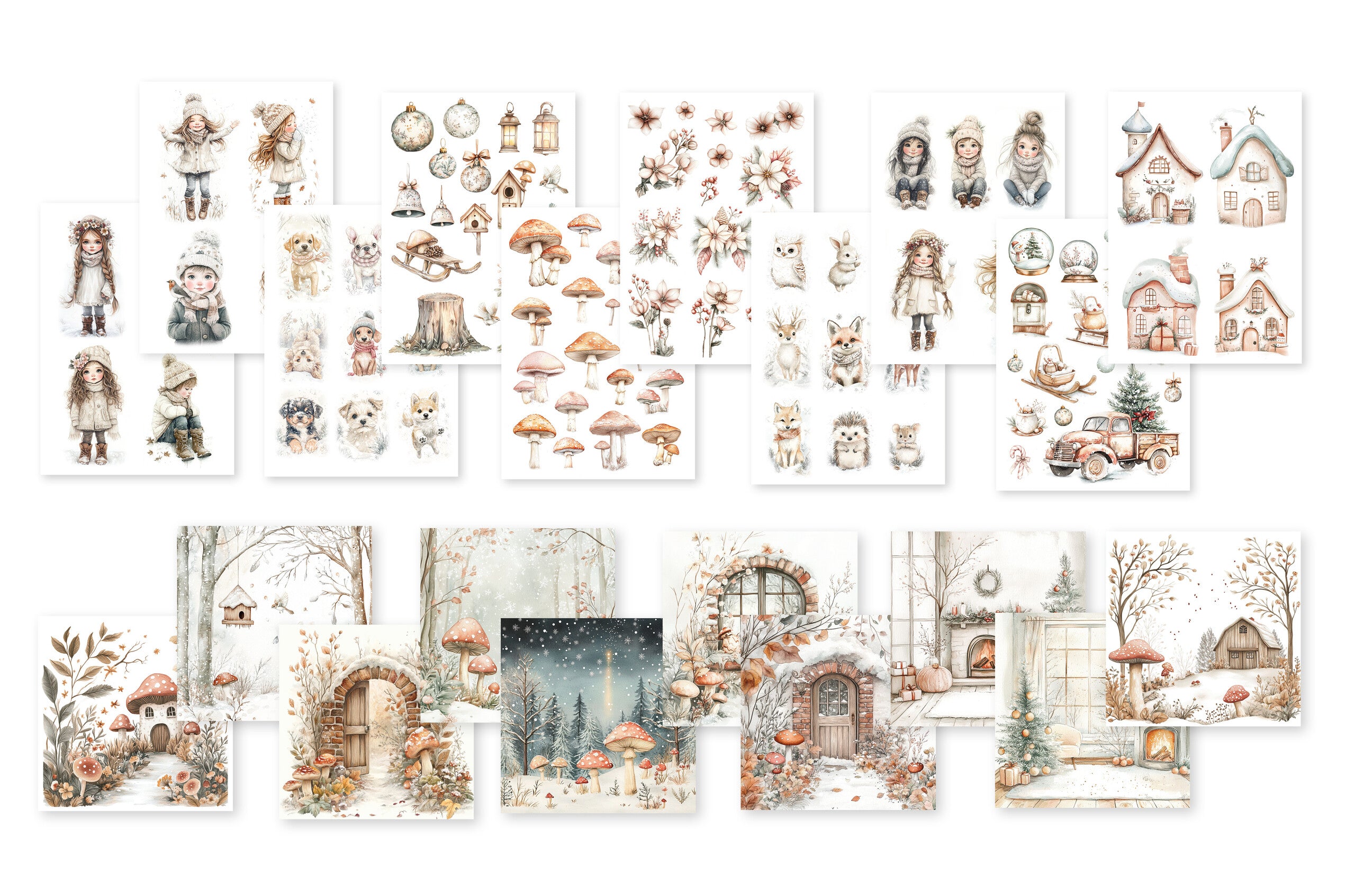 Paperikko A4 Winter Wonderland | Dutch Doobaboo