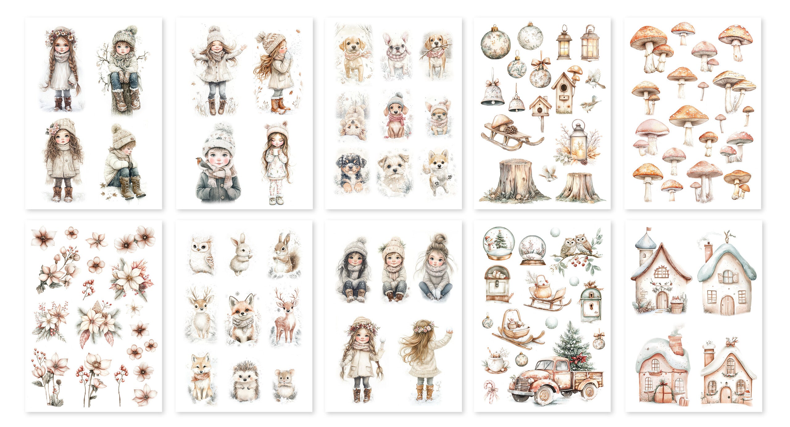 Paperikko A4 Winter Wonderland | Dutch Doobaboo