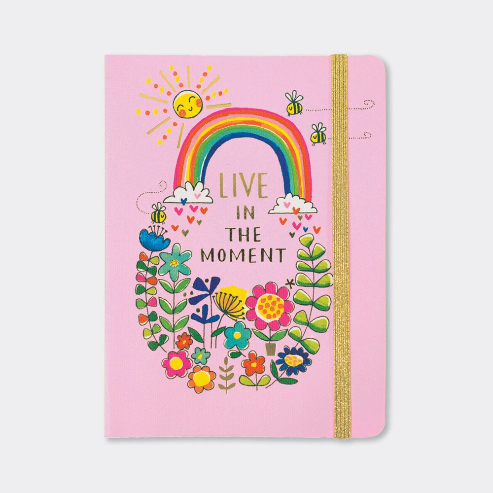 Pieni muistikirja A6 Live In The Moment | Rachel Ellen Design