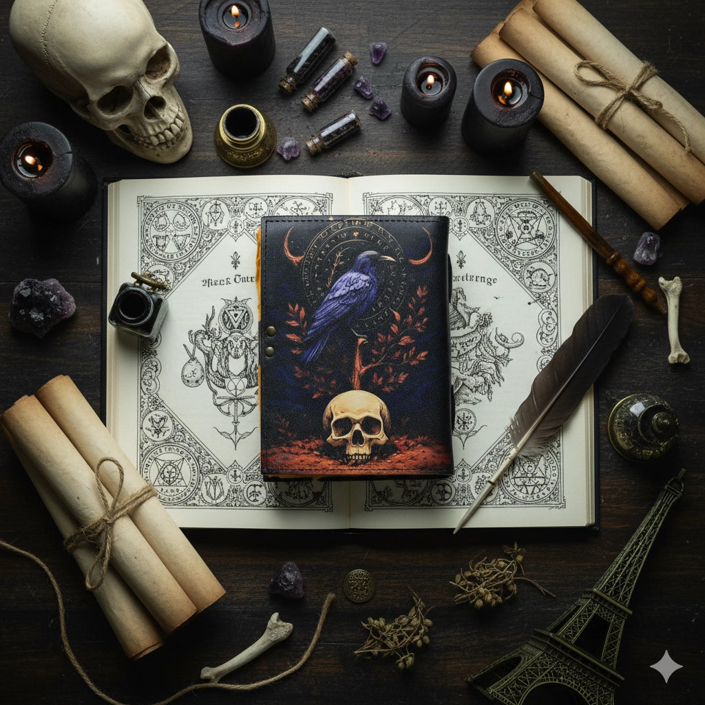 Vintage Leather Journal Notebook Leather Diary Butterfly | Craft Junky Store