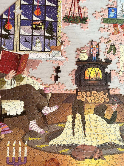 Round puzzle 1000 pieces Van Life | Vissevasse