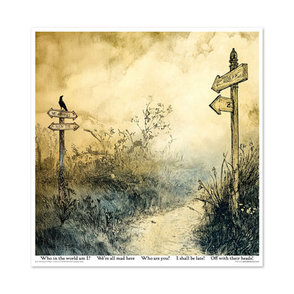 Paperisetti Alice's Magic 30 x 30cm | ITD Collection