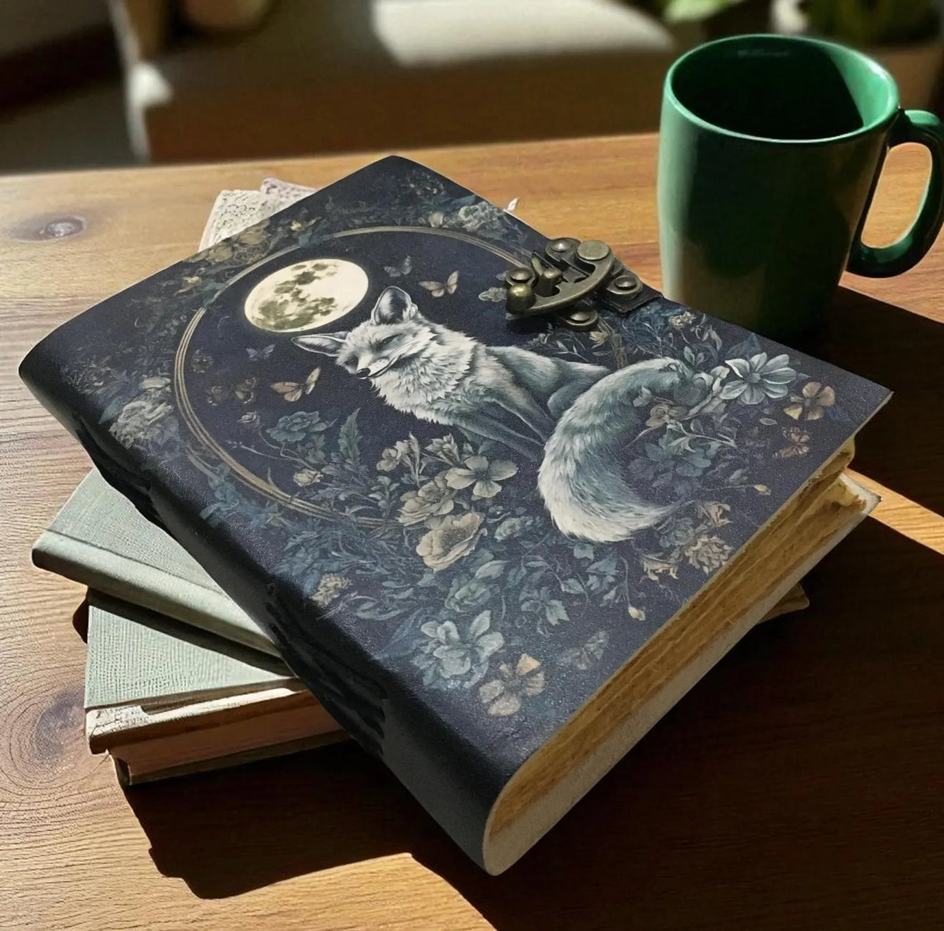 Vintage Leather Journal Notebook Leather Diary Butterfly | Craft Junky Store