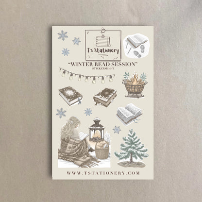 Sticker sheet Winter Lanterns | T's Stationery OUTLET