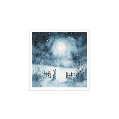Riisipaperisetti Winter Night 15 x 15cm | ITD Collection