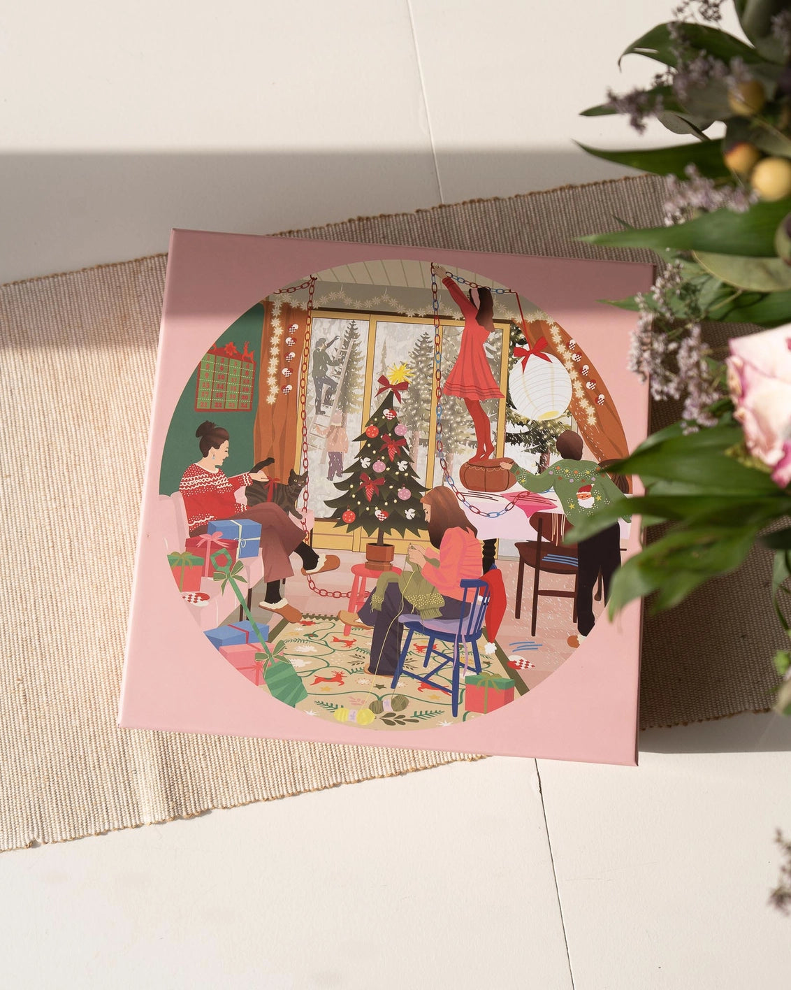 Round puzzle 1000 pieces Van Life | Vissevasse