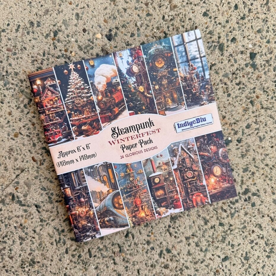 Askartelukirja Steampunk Winterfest 15x15 | IndigoBlu