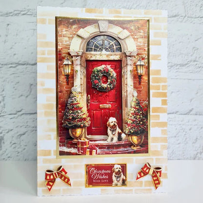 3D paperiaskarteluun Deck the Halls Die Cut Decoupage | Katy Sue Designs