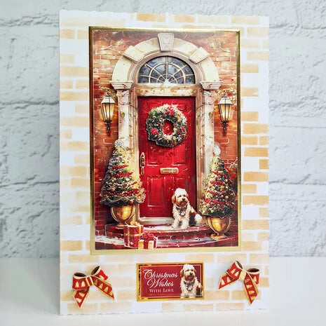 3D paperiaskarteluun Deck the Halls Die Cut Decoupage | Katy Sue Designs