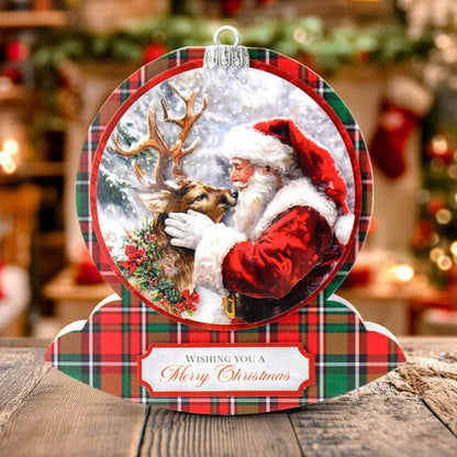 3D paperiaskarteluun Christmas Santa Die Cut Decoupage | Katy Sue Designs