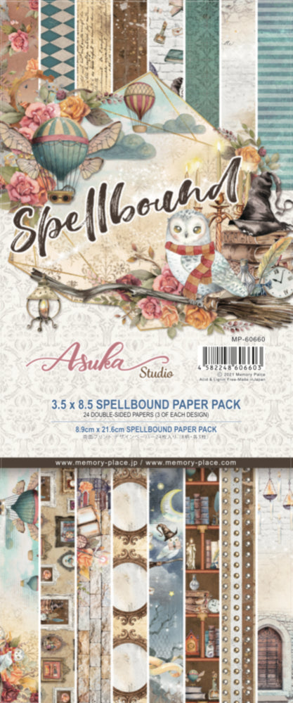 Paperikko Asuka Studio Spellbound Slimline 9 x 21,5cm | Memory Place
