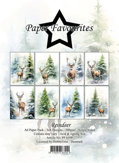 Paperikko Reindeer A6 | Paper Favourites