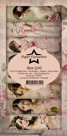 Kapea paperisetti Rose Girls | Paper Favourites