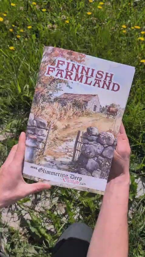 Craft book Cottages &amp; Saunas A4 | Glimmering Deep