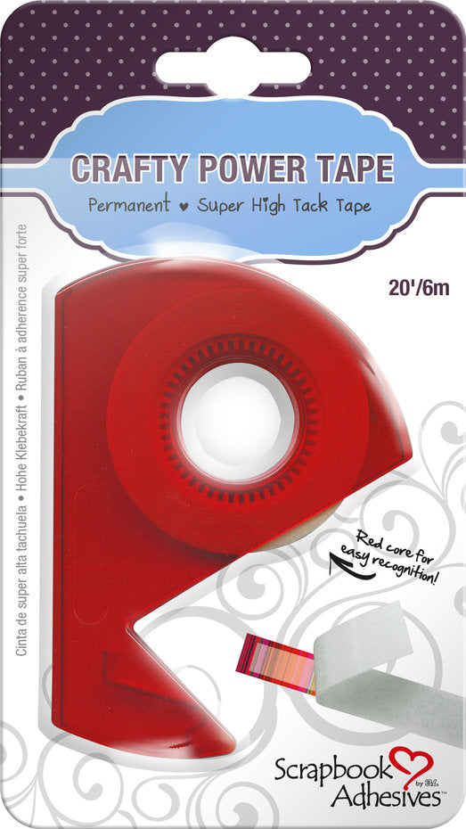 Kaksipuolinen teippi Crafty Power Tape Dispenser | Scrapbook Adhesives