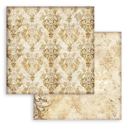 Paperikko Alterego, maxi taustapaperit 30 x 30 cm | Stamperia