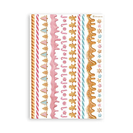 Junk Journal Washipad Candy Christmas A5 | Stamperia