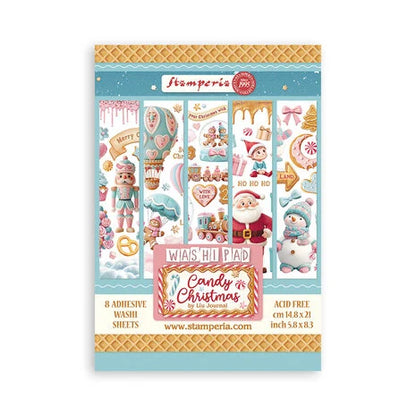 Junk Journal Washipad Candy Christmas A5 | Stamperia
