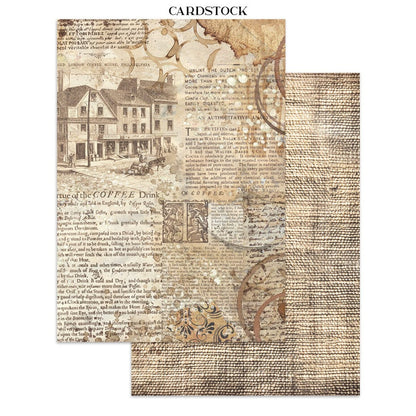 Junk Journal Leikekuvakirja Coffee and Chocolate A4 | Stamperia