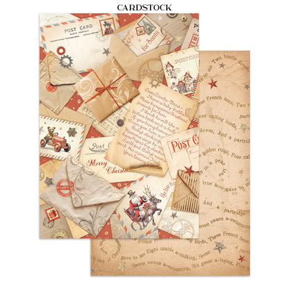 Junk Journal Leikekuvakirja Gear up for Christmas A4 | Stamperia