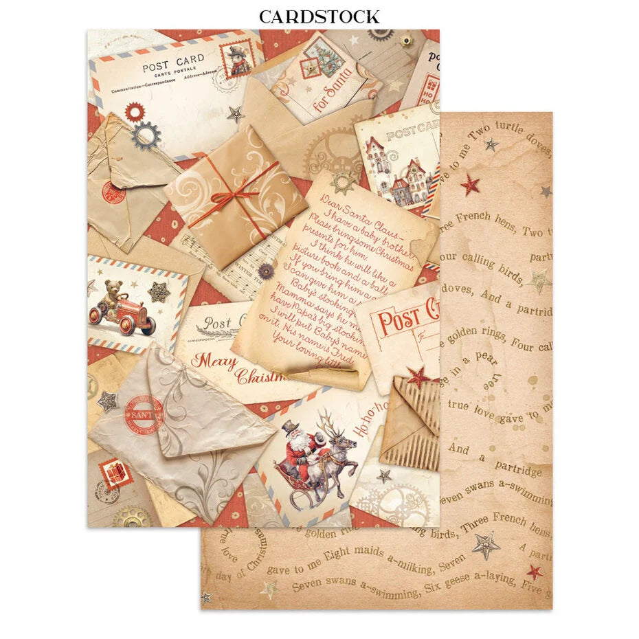 Junk Journal Leikekuvakirja Gear up for Christmas A4 | Stamperia