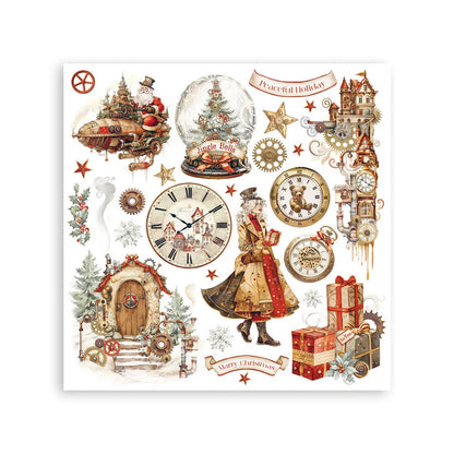 Raaputettavat siirtokuvat Gear up for Christmas | Stamperia