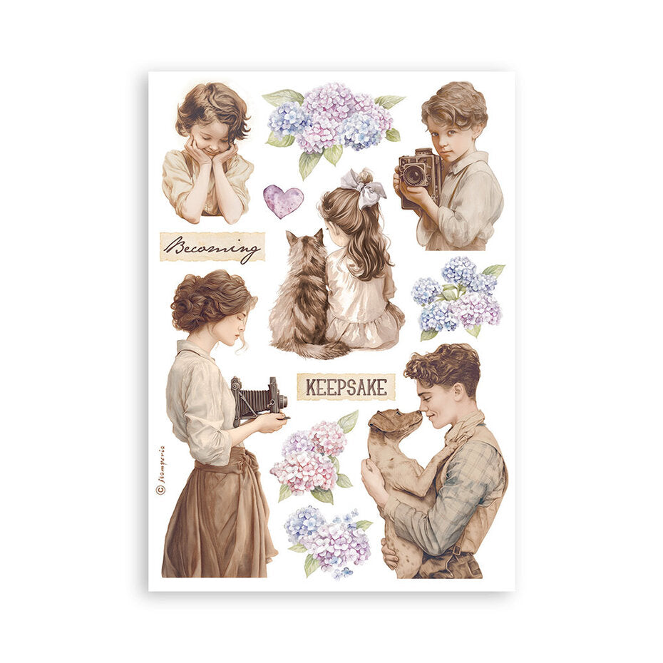 Junk Journal Washipad Quiet Days A5 | Stamperia