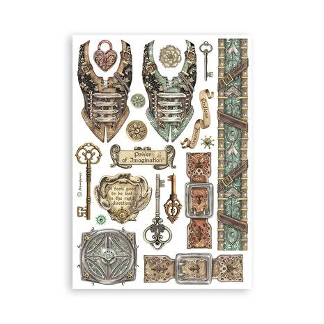 Junk Journal Washipad Fantasy World A5 | Stamperia