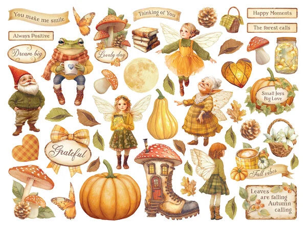 Die Cuts Paksut pahvileikkeet Whispering Woods | Stamperia