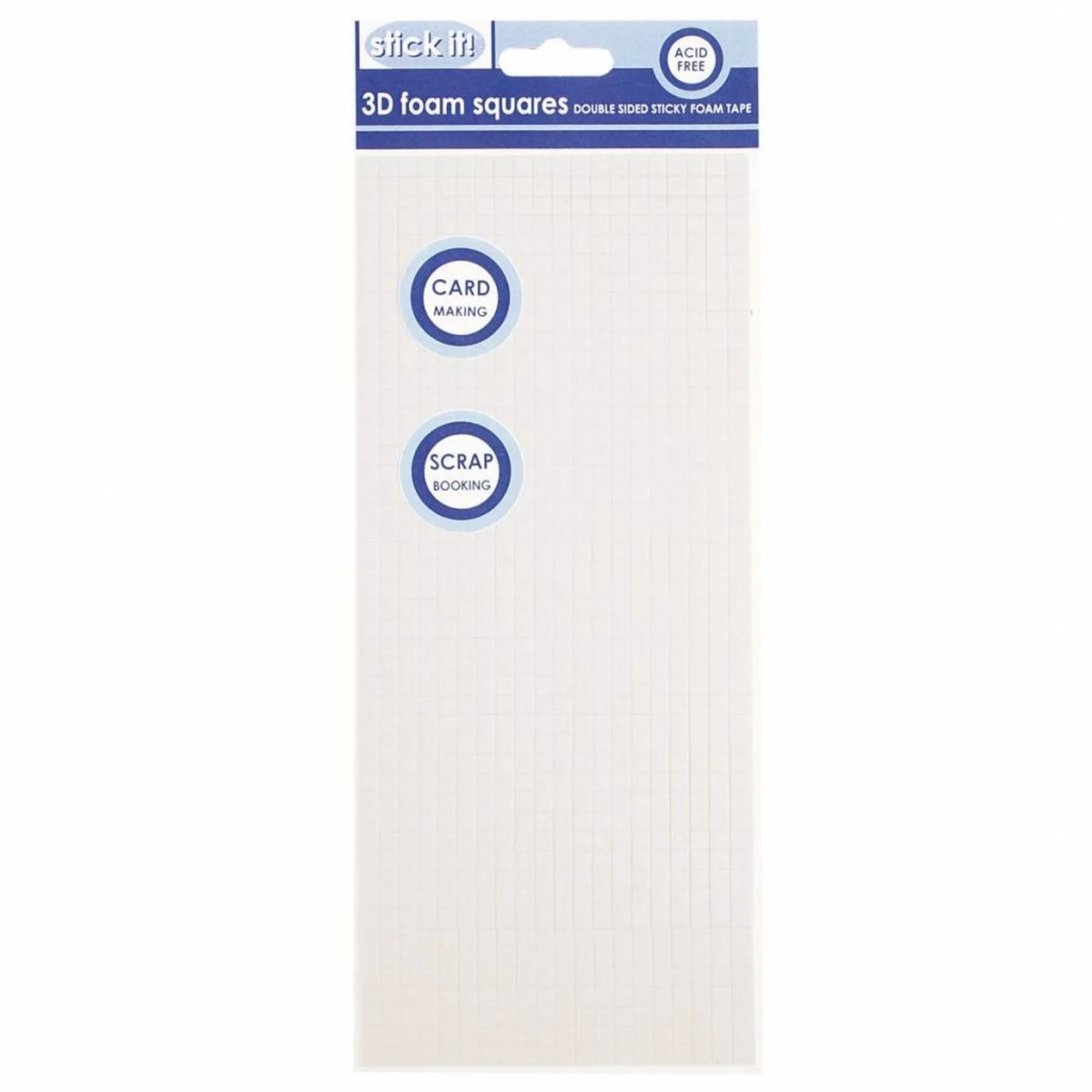 Double-sided 3D sticker for crafts 2mm | JK Primeco