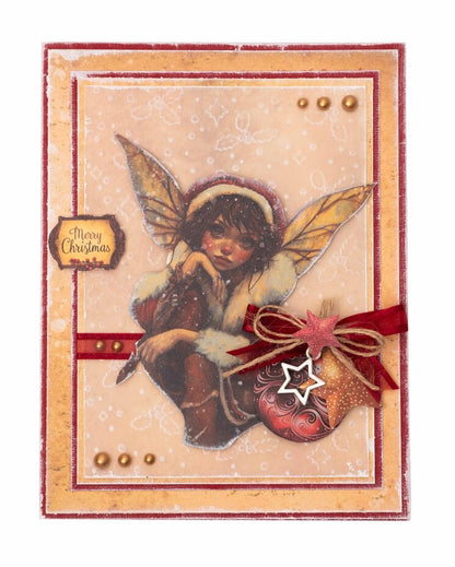 Paperilehtiö Fairy Christmas Die Cut Designer A4 | Studio Light
