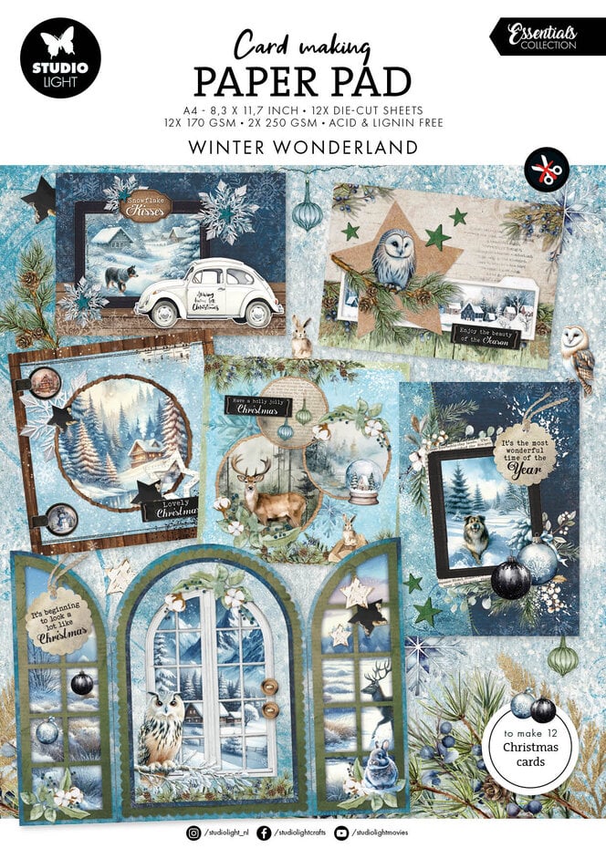 Korttiaskartelusetti Winter Wonderland | Studio Light