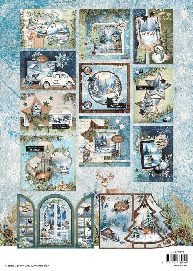 Korttiaskartelusetti Winter Wonderland | Studio Light
