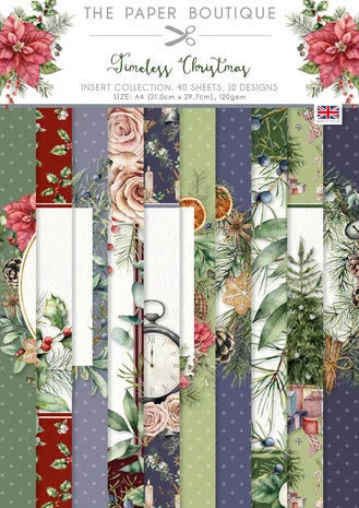 Paperikko Timeless Christmas A4 40 arkkia | The Paper Boutique
